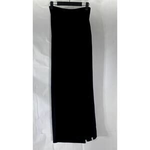 UNBRANDED Women's Black Relaxed-Fit Wrap Pant SZ S